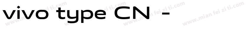 vivo type CN简字体转换